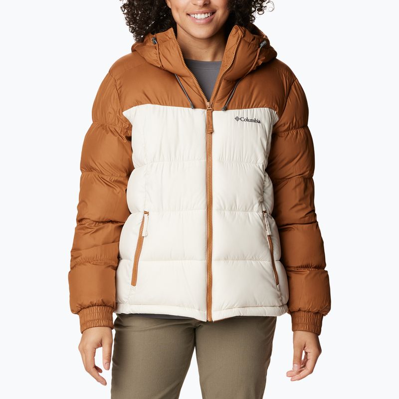 Columbia Pike Lake Insulated II dámská péřová bunda camel brown/chalk