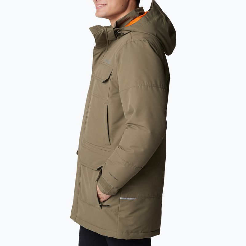 Pánská péřová bunda Columbia Landroamer Down Parka stone green 2