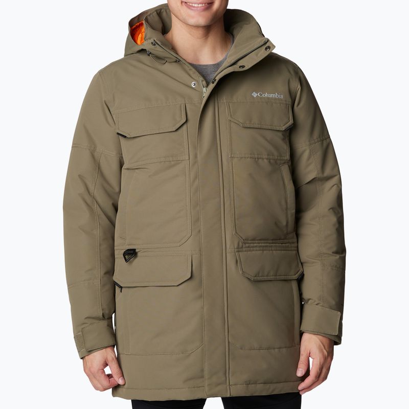 Pánská péřová bunda Columbia Landroamer Down Parka stone green 4