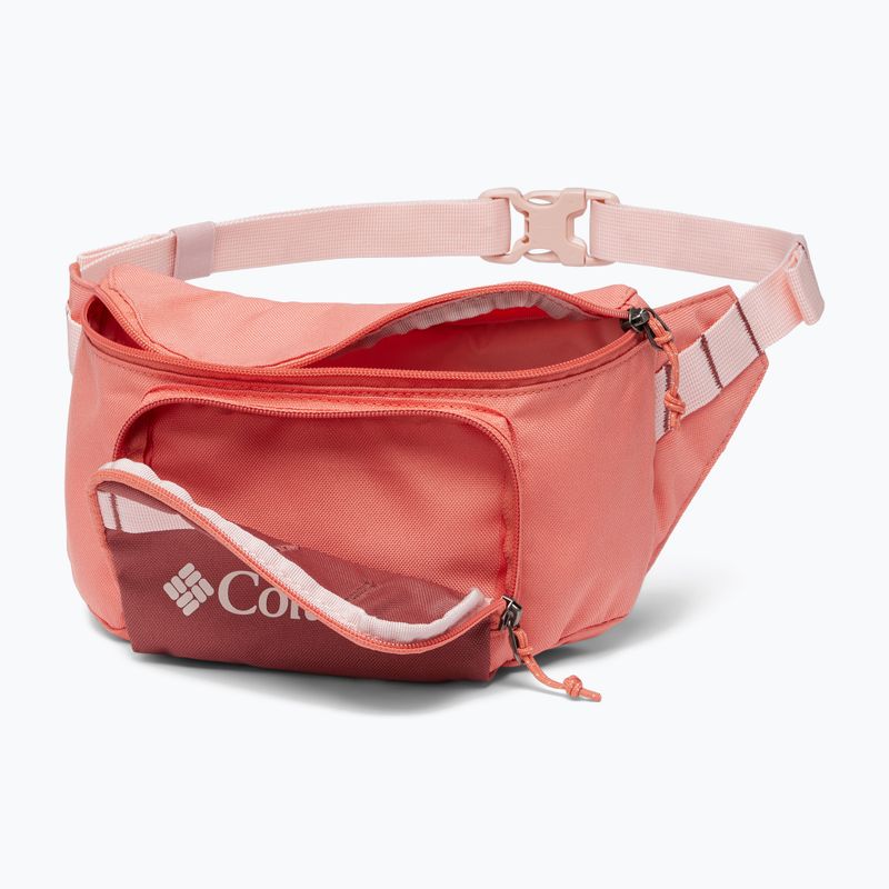 Columbia Zigzag Hip Pack ledvinové pouzdro faded peach/beetroot 3