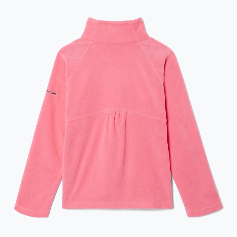 Dětská trekingová mikina Columbia Glacial Fleece camellia rose 2