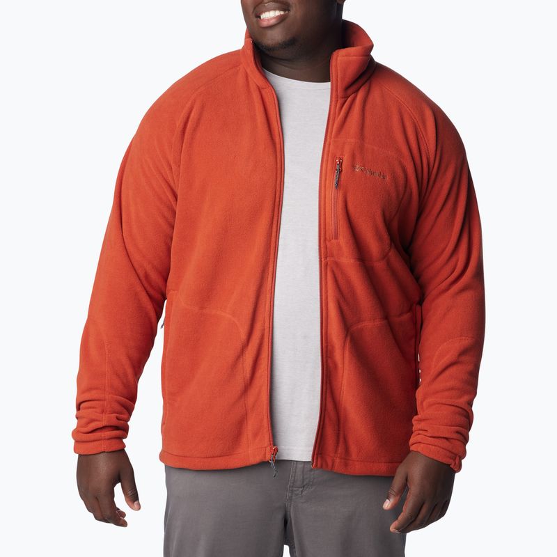 Columbia Fast Trek II wrap červená pánská trekingová mikina 2