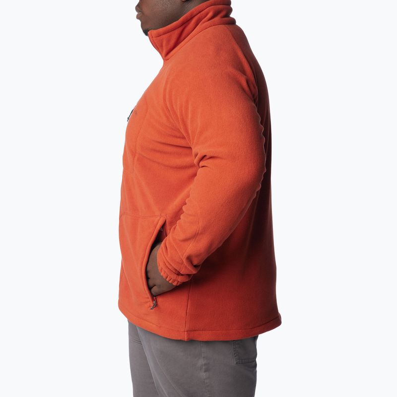 Columbia Fast Trek II wrap červená pánská trekingová mikina 3