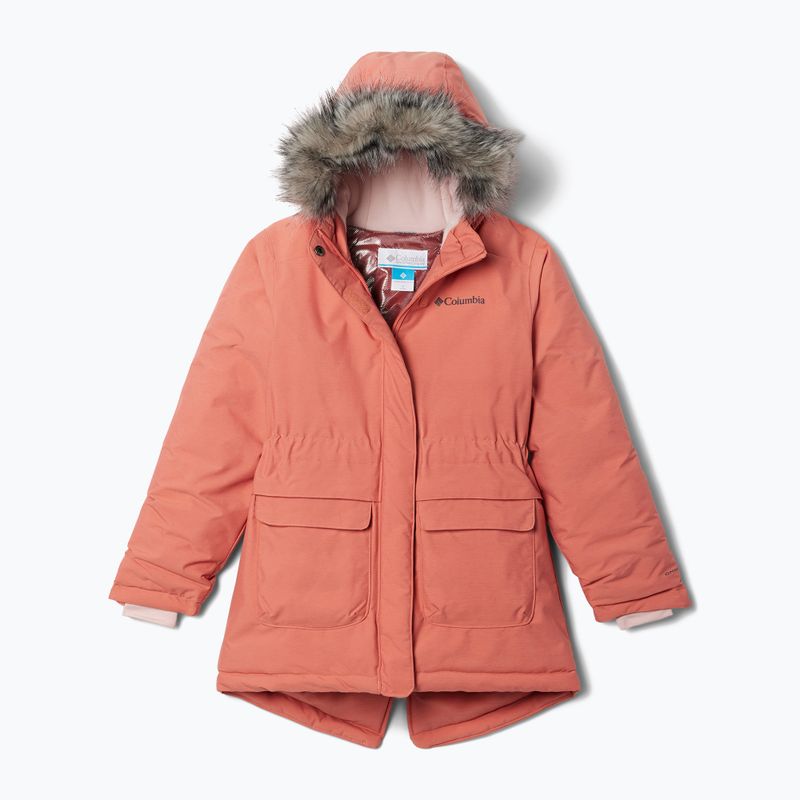 Dětská péřová bunda Columbia Nordic Strider faded peach heather