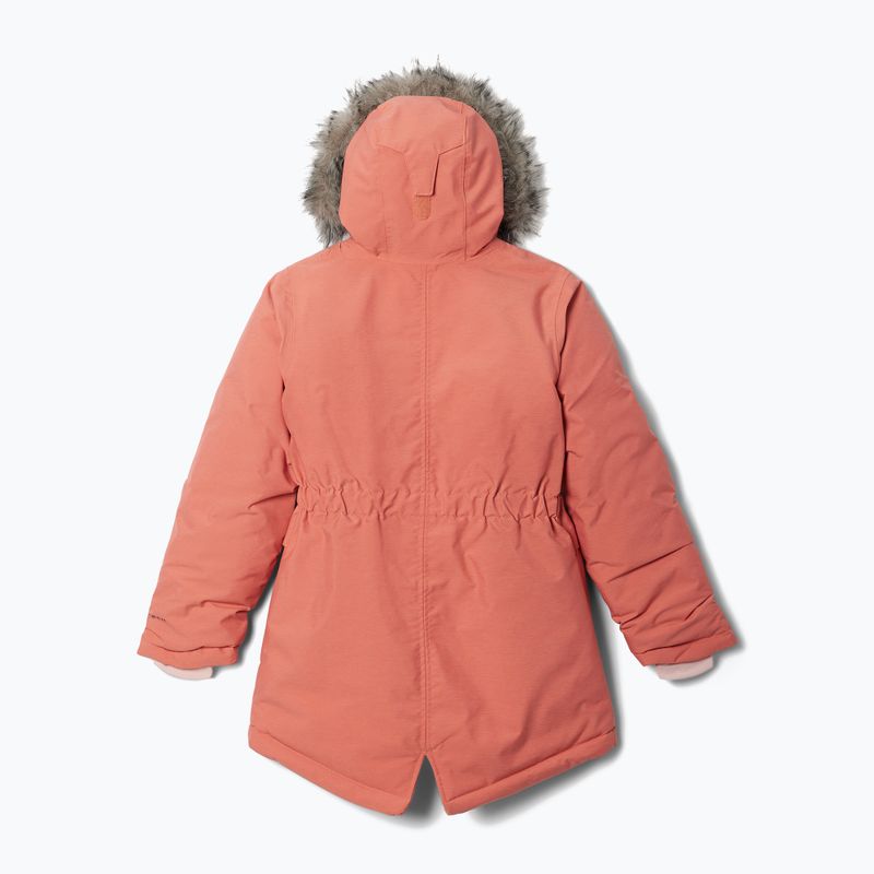Dětská péřová bunda Columbia Nordic Strider faded peach heather 2