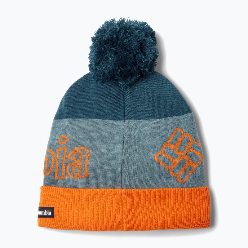 Zimní čepice Columbia Polar Powder II night wave/metal/bright orange 7