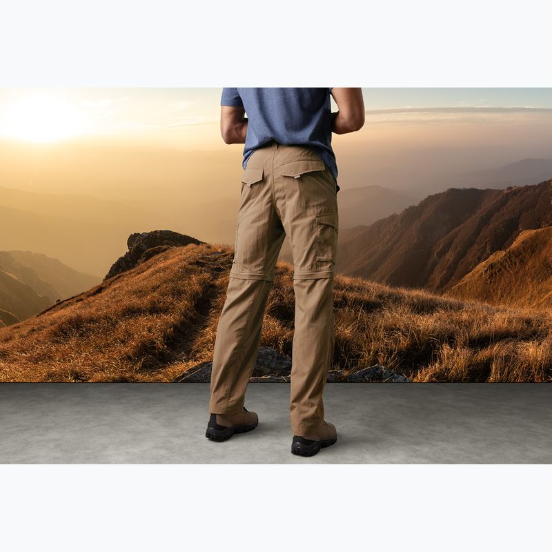 Pánské boty Columbia Newton Ridge WP OH II dark grey/ raw honey 22