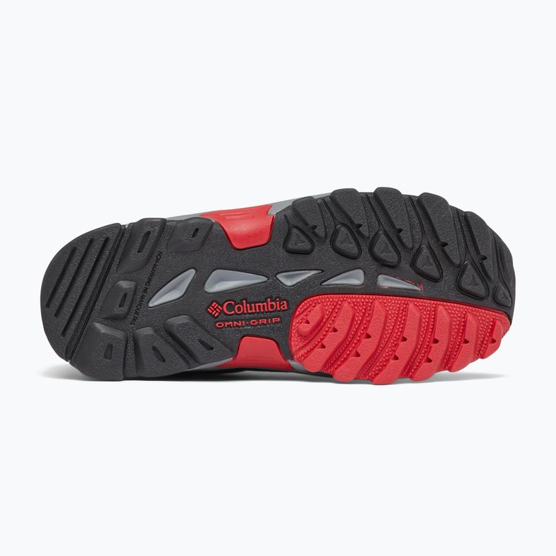 Columbia Newton Ridge Amped black/mountain red dětské turistické boty 17