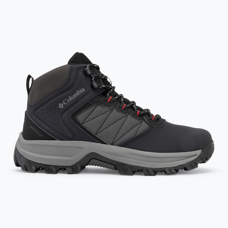 Pánské turistické boty Columbia Transverse Hike Waterproof black/mountain red 2