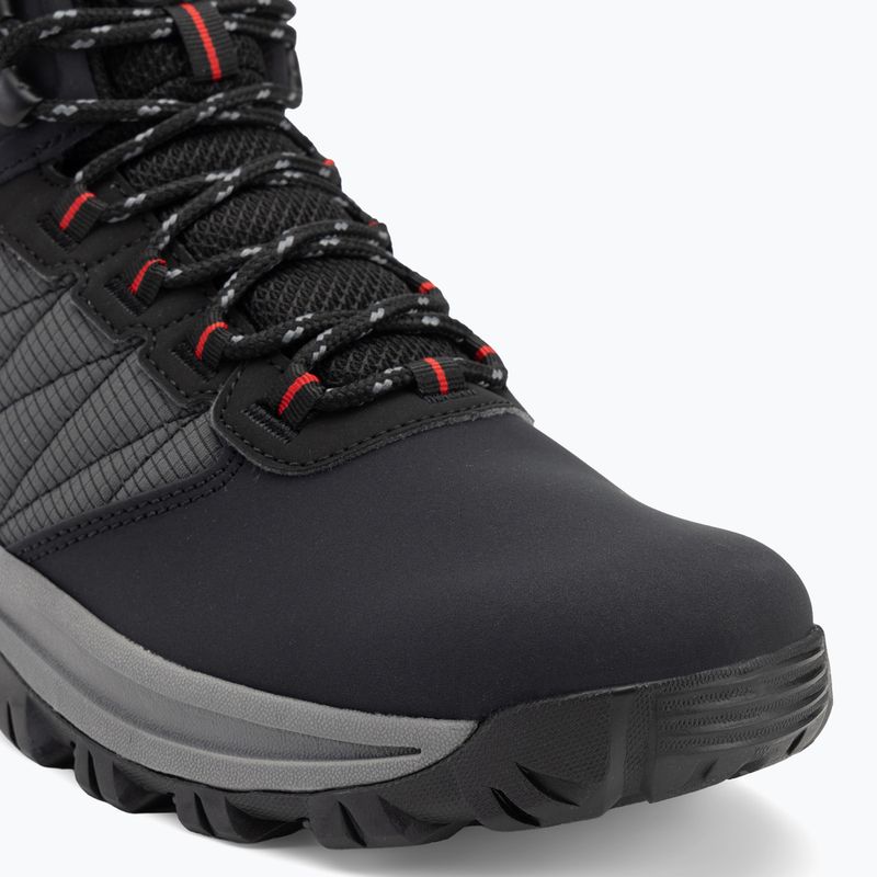 Pánské turistické boty Columbia Transverse Hike Waterproof black/mountain red 7