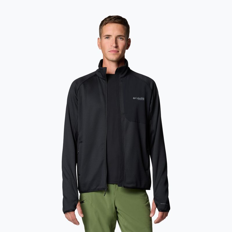 Pánská trekingová mikina Columbia Triple Canyon Grid Fleece Full Zip II black 5