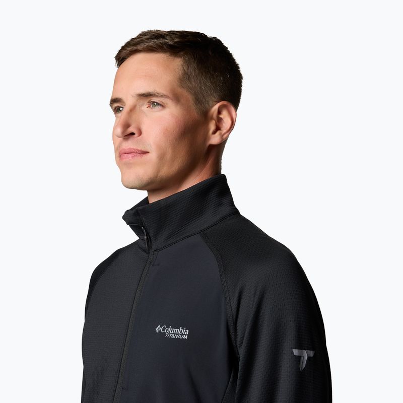 Pánská trekingová mikina Columbia Triple Canyon Grid Fleece Full Zip II black 6