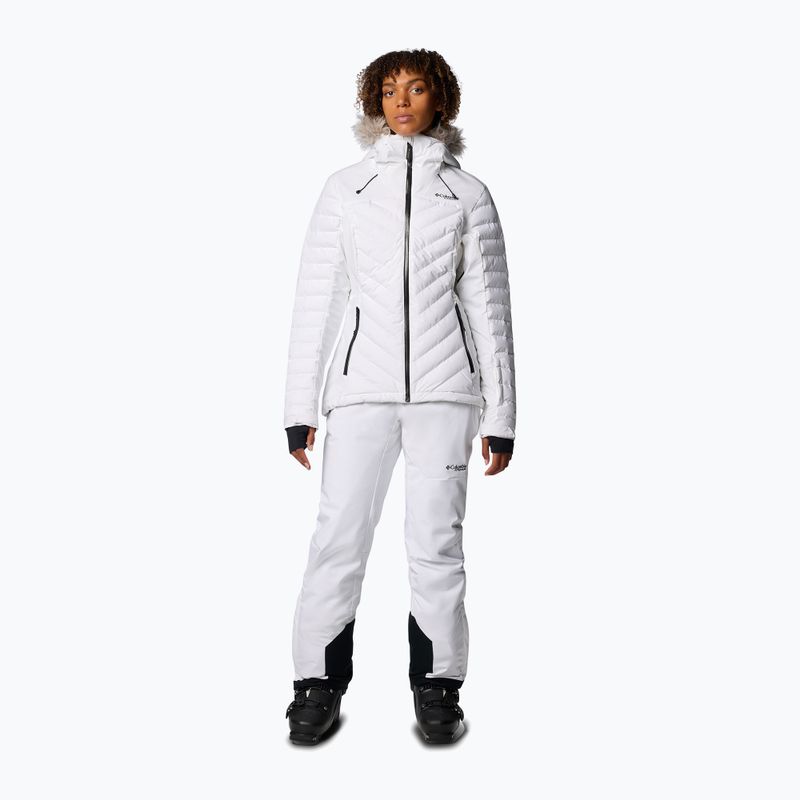 Dámské lyžařské kalhoty Columbia Cirque Bowl Insulated white 2