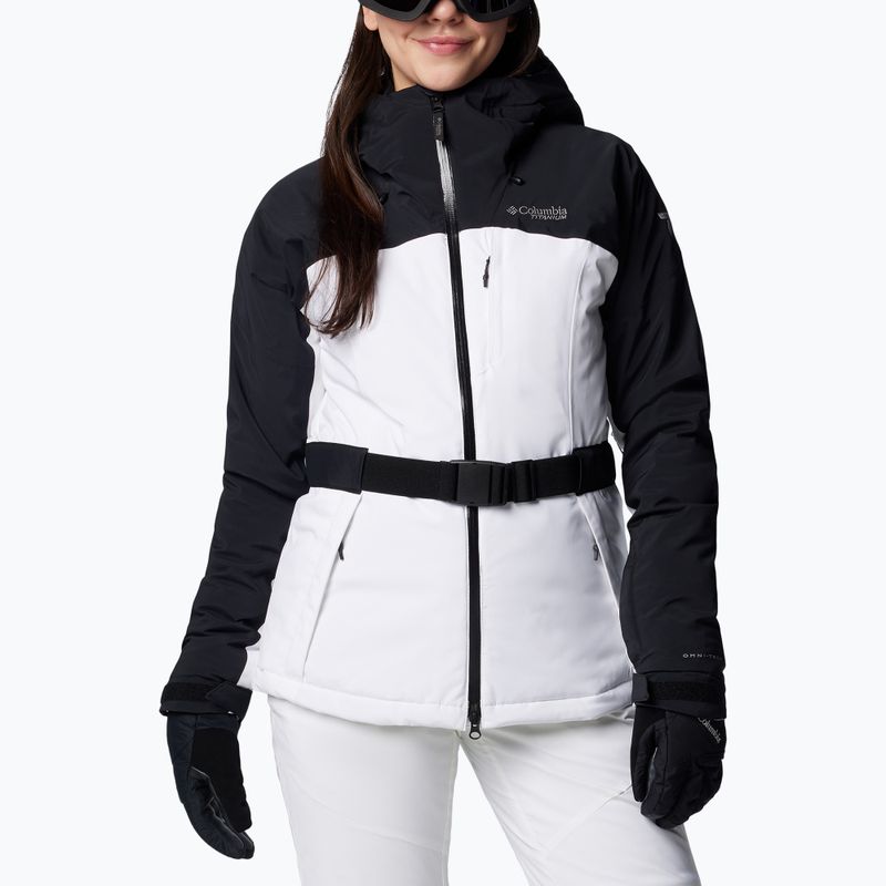 Dámská lyžařská bunda Columbia Cirque Bowl Insulated white/black