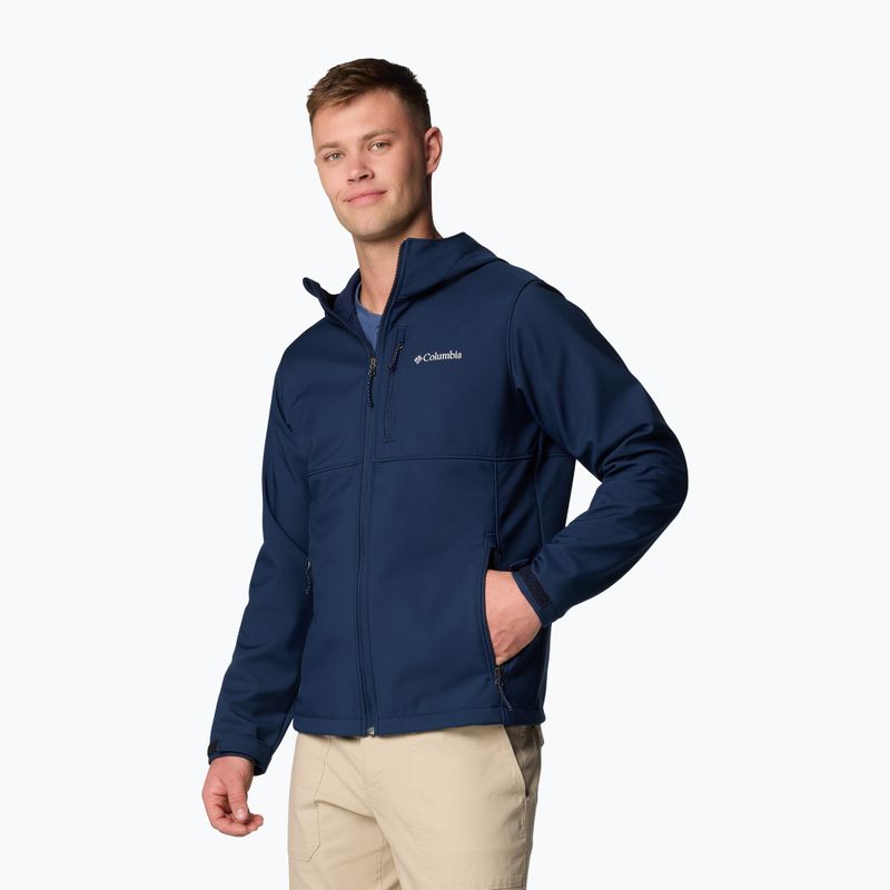 Pánská softshellová bunda Columbia Ascender II s kapucí collegiate navy 4