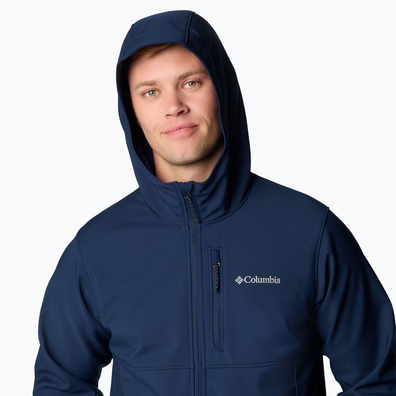 Pánská softshellová bunda Columbia Ascender II s kapucí collegiate navy 5