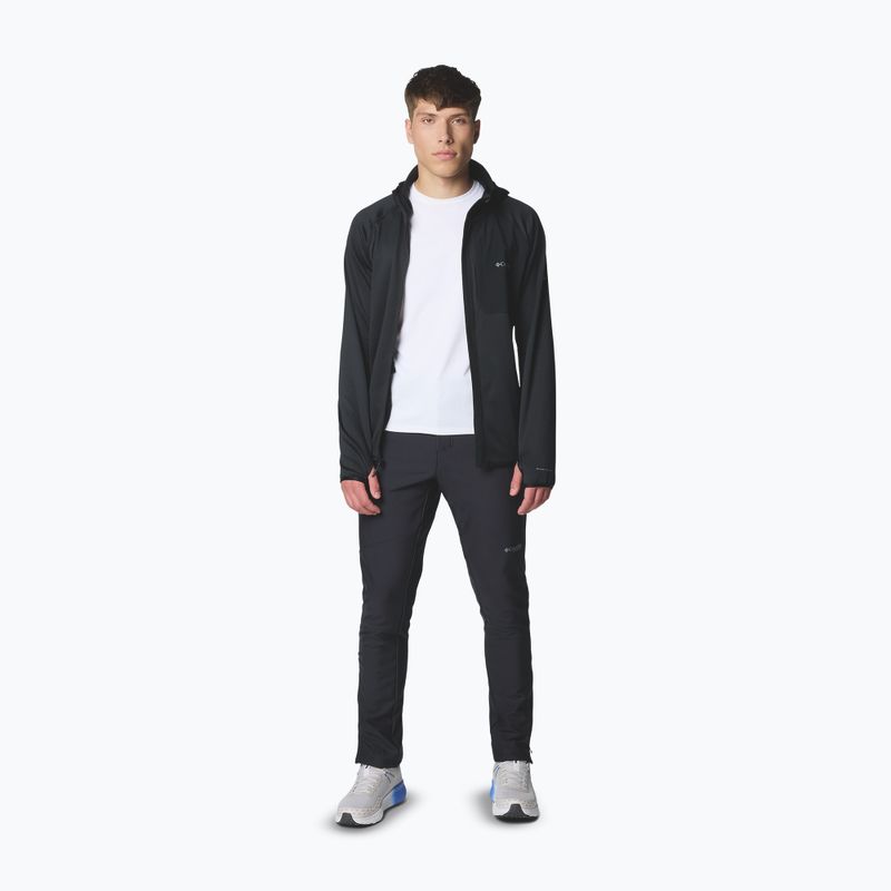 Pánská mikina Columbia Triple Canyon Grid Fleece Hooded Full Zip II black 2