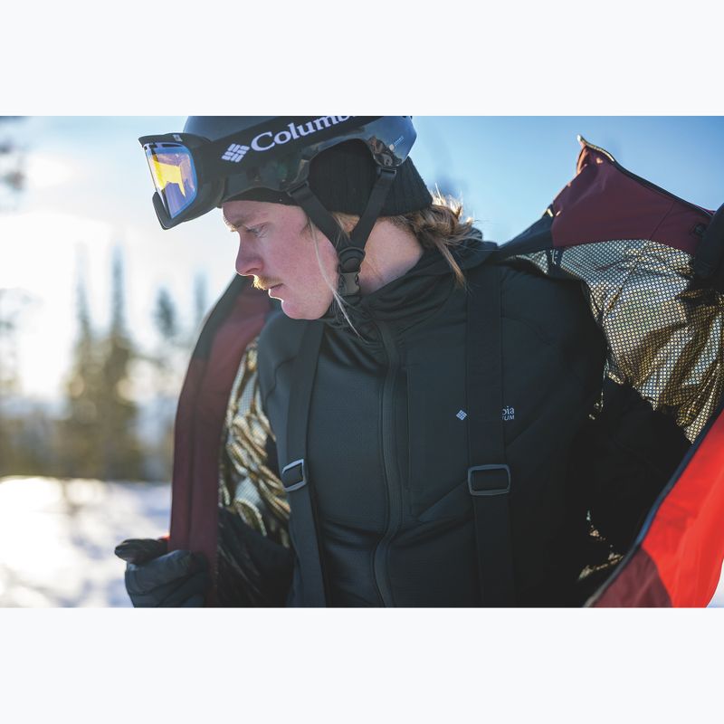 Pánská mikina Columbia Triple Canyon Grid Fleece Hooded Full Zip II black 8