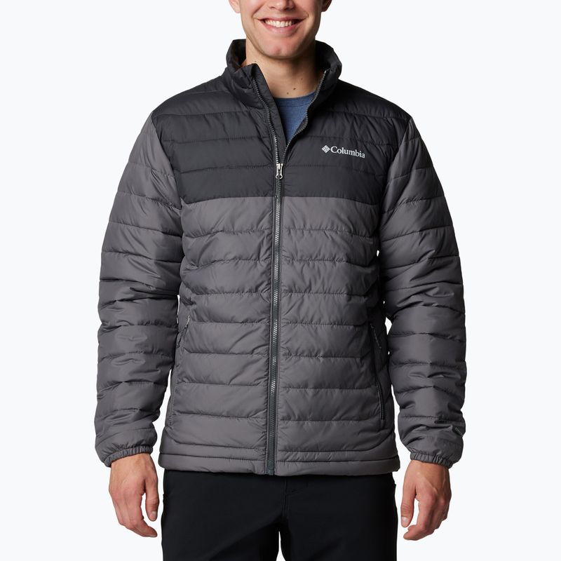 Pánská bunda  Columbia Powder Lite II city grey/ shark