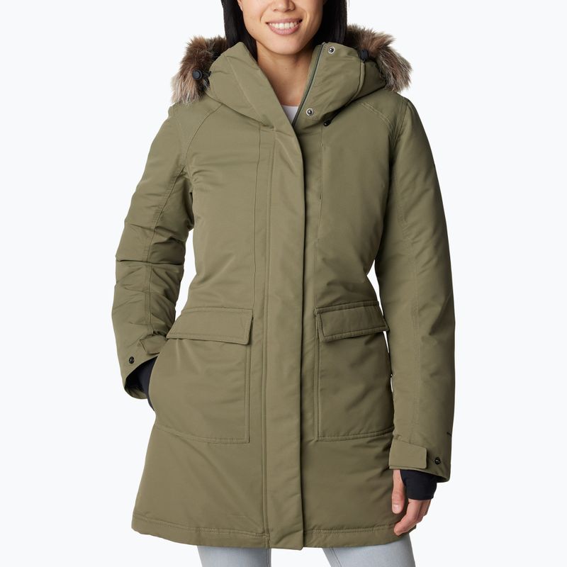 Dámský zateplený kabát Columbia Little Si II Ins Parka stone green