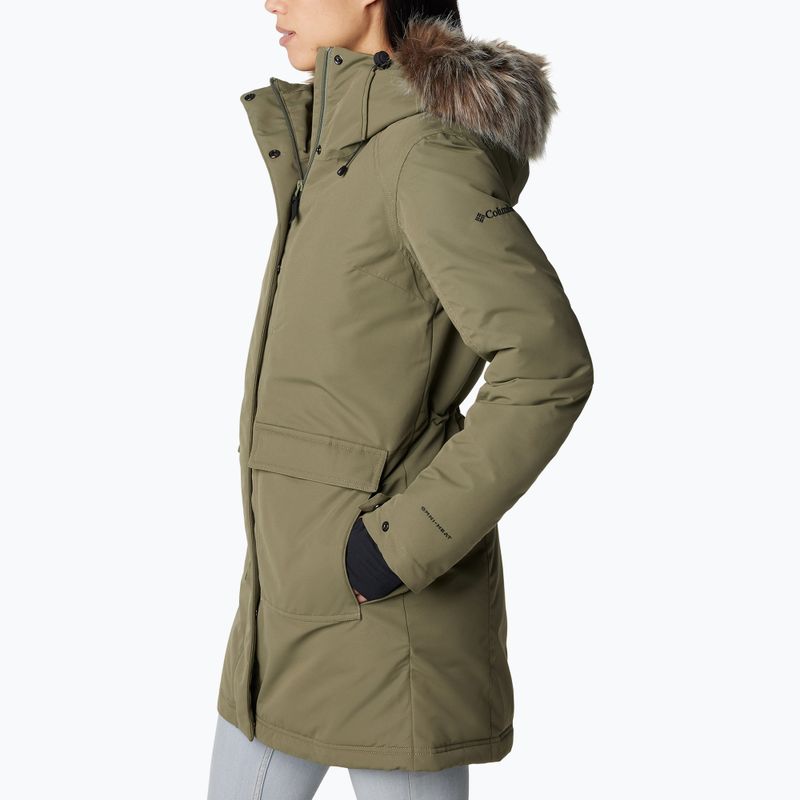 Dámský zateplený kabát Columbia Little Si II Ins Parka stone green 3