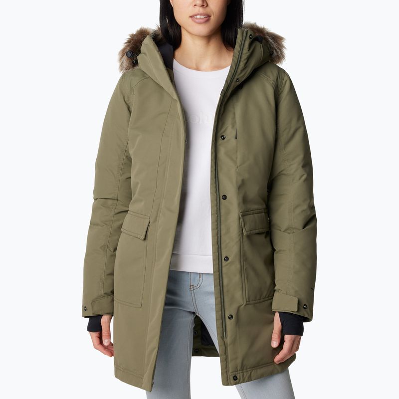 Dámský zateplený kabát Columbia Little Si II Ins Parka stone green 4
