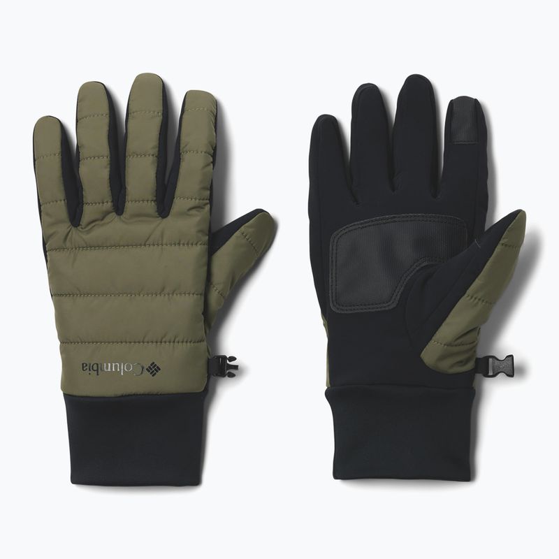 Pánské rukavice Columbia Powder Lite II stone green