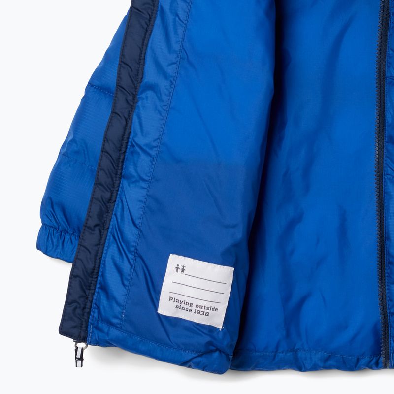 Dětská zateplená bunda Columbia Puffect Hooded mountain blue/collegiate navy 3