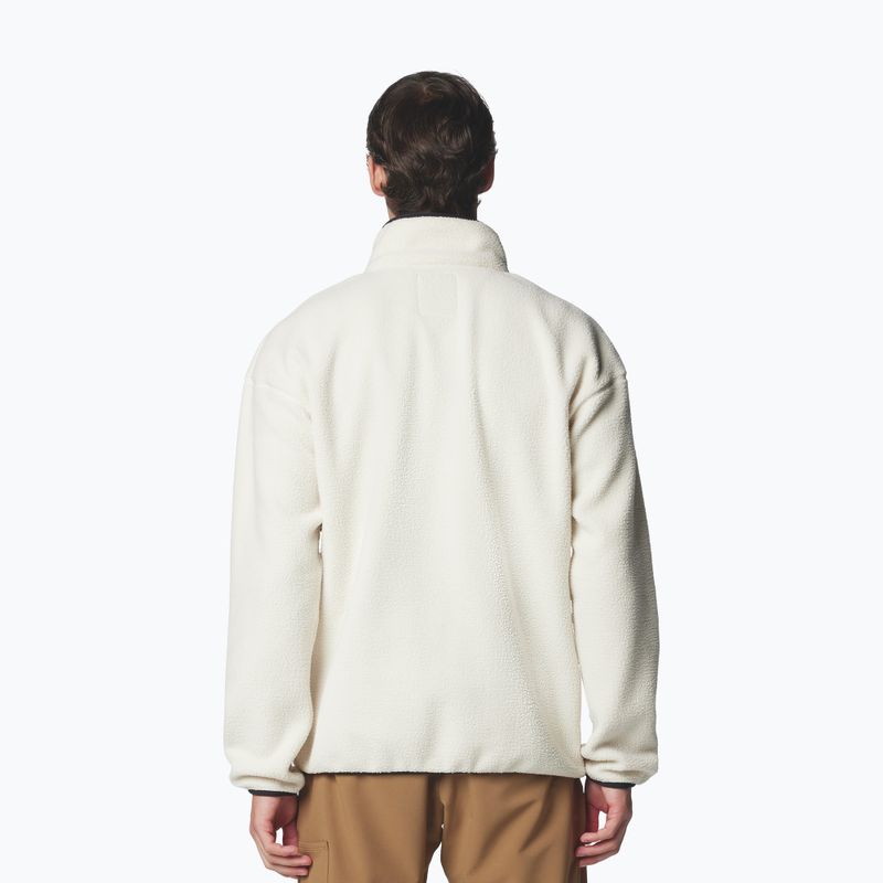 Pánská fleecová mikina Columbia Helvetia II Half Snap Fleece chalk 3