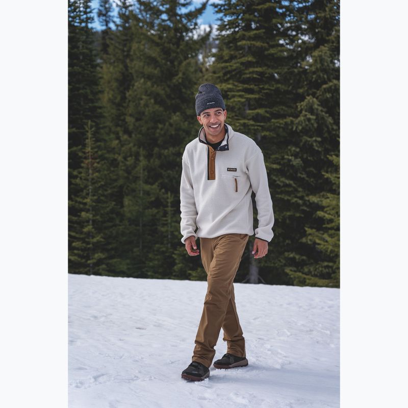 Pánská fleecová mikina Columbia Helvetia II Half Snap Fleece chalk 6