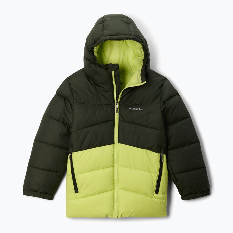 Dětská lyžařská bunda Columbia Arctic Blast II greenscape/voltage