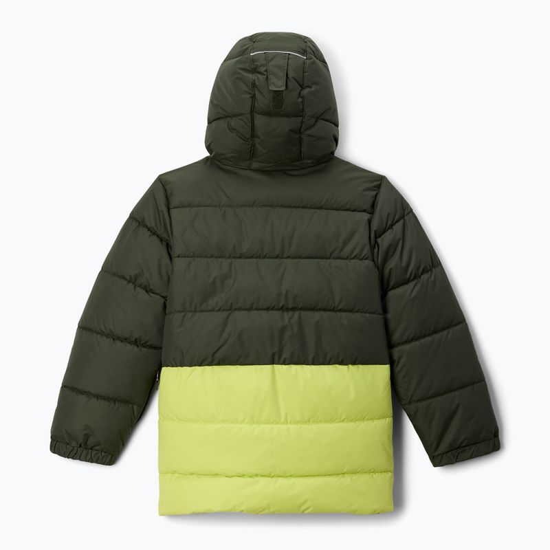 Dětská lyžařská bunda Columbia Arctic Blast II greenscape/voltage 2