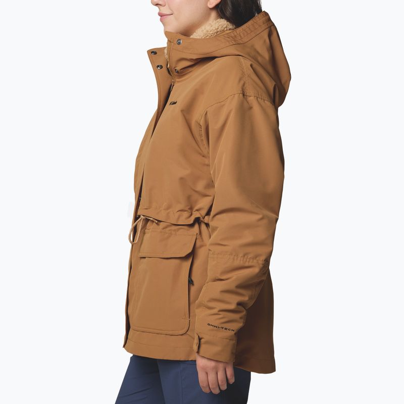 Dámská 3v1 bunda Columbia Drop Ridge II Interchange camel brown 3