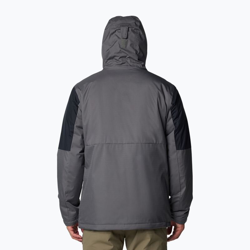 Pánská zateplená bunda Columbia Point Park II Insulated city grey/black 2
