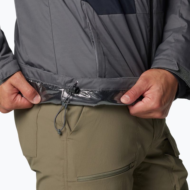 Pánská zateplená bunda Columbia Point Park II Insulated city grey/black 6