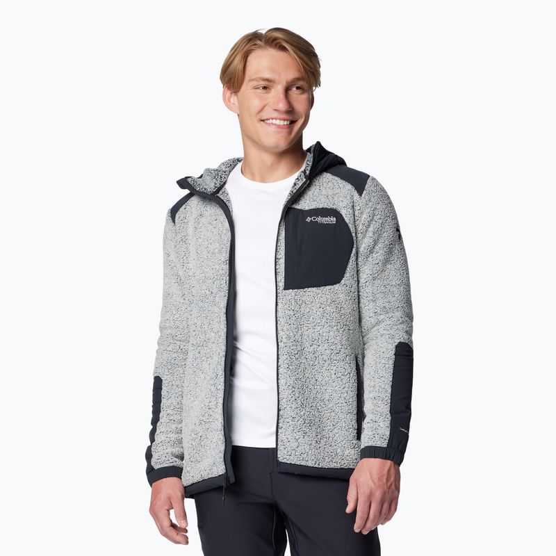 Pánská mikina Columbia Arctic Crest Sherpa white / black 2