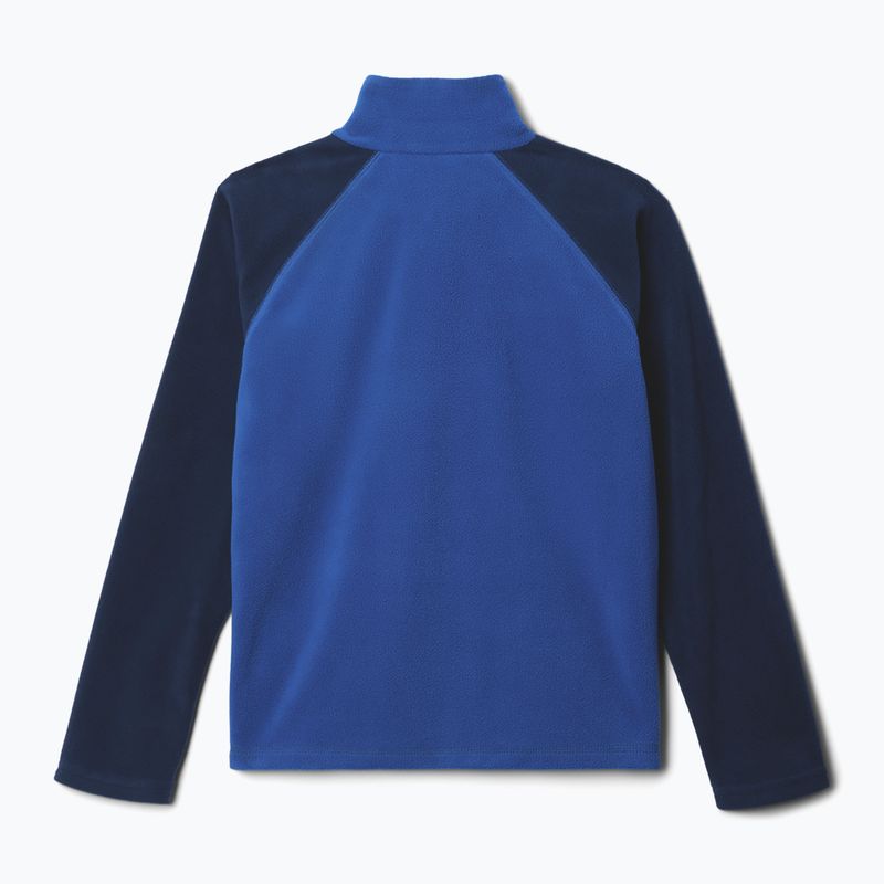 Dětská fleecová mikina Columbia Glacial Half Zip mountain blue/collegiate navy 2