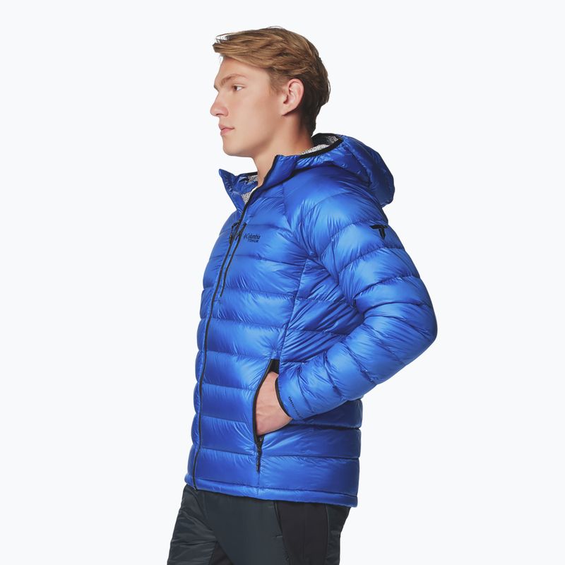 Pánská bunda  Columbia Arctic Crest Down Hooded mountain blue 4