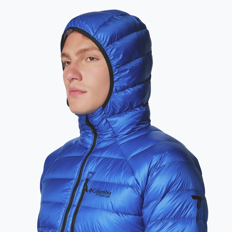 Pánská bunda  Columbia Arctic Crest Down Hooded mountain blue 5