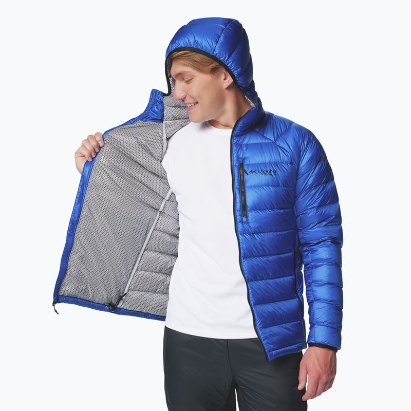 Pánská bunda  Columbia Arctic Crest Down Hooded mountain blue 6