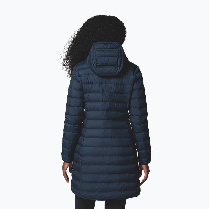 Dámská péřová bunda Columbia Lake 22 II Down Long Hooded collegiate navy 3