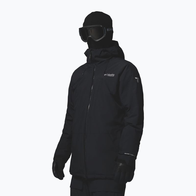 Pánská lyžařská bunda Columbia Winter District III black 4