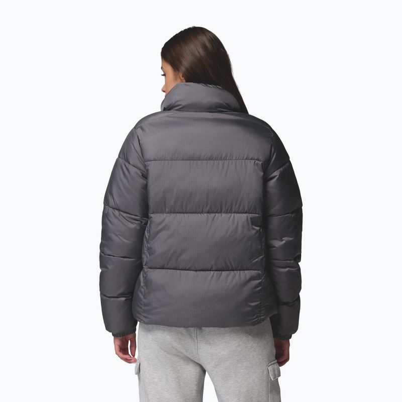 Dámská zateplená bunda Columbia Puffect II Full Zip city grey 3