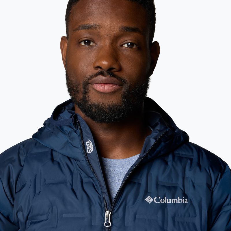 Pánská péřová bunda Columbia Delta Ridge II Down Hooded collegiate navy 6