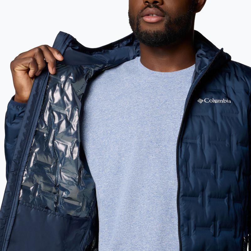 Pánská péřová bunda Columbia Delta Ridge II Down Hooded collegiate navy 7