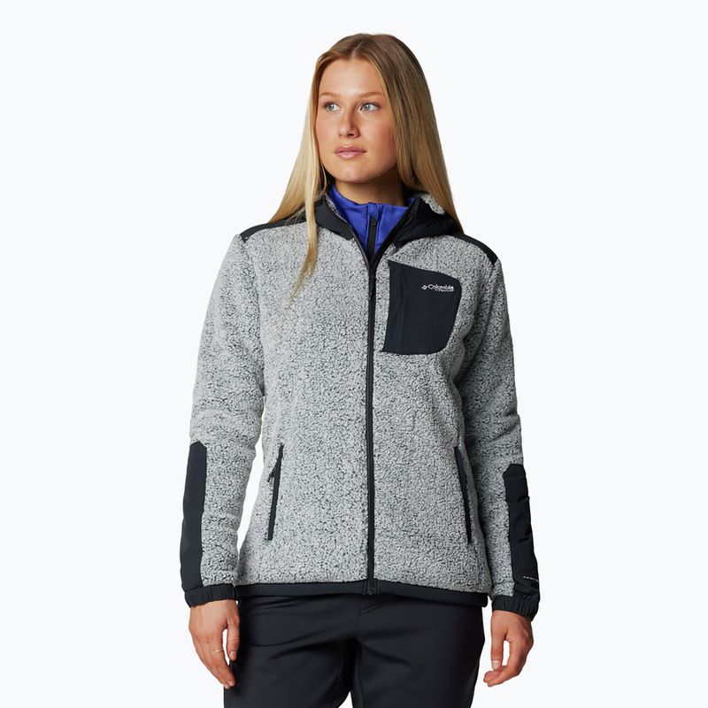 Dámská mikina  Columbia Arctic Crest Sherpa white / black 5