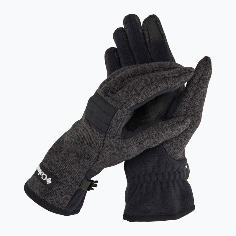 Pánské trekové rukavice Columbia Sweater Weather II black heather