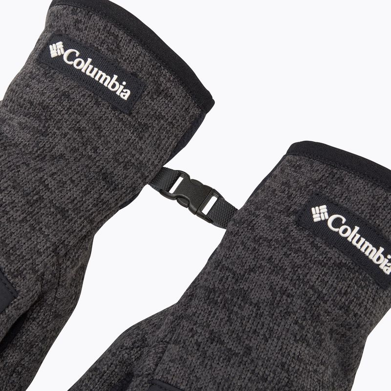 Pánské trekové rukavice Columbia Sweater Weather II black heather 5