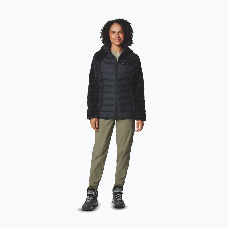 Dámská hybridní bunda Columbia Powder Lite II Sherpa Hybrid černá 2