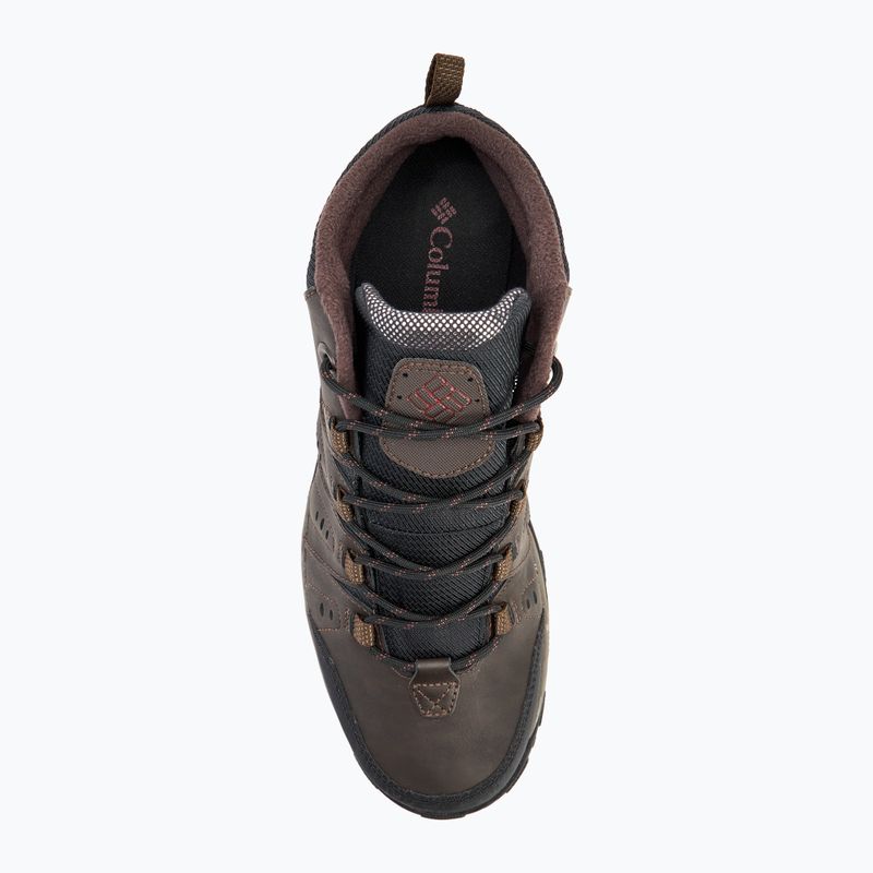 Pánské boty Columbia Woodburn Ii Chukka WP OH cordovan/ garnet red 5